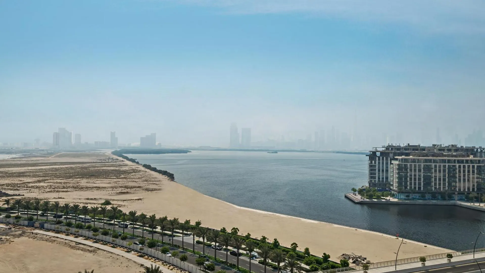 Pool Side View At Dubai Creek Harbour By Dustay United Arab Emirates